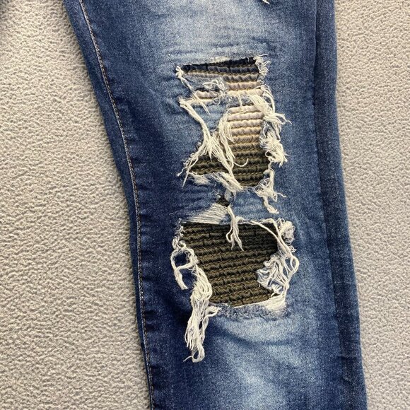 AHP Another Hype Piece Jean Men 32 Bleach/Acid Wash Distressed Hip Hop,Stretch - Picture 14 of 16